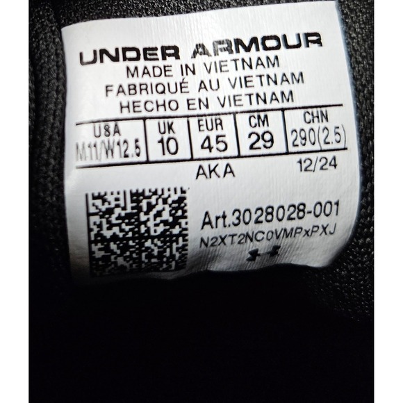 Under Armour Reign Lifter Black Mens 11 Cross Training Gym Shoe 3028028-001 main image 7